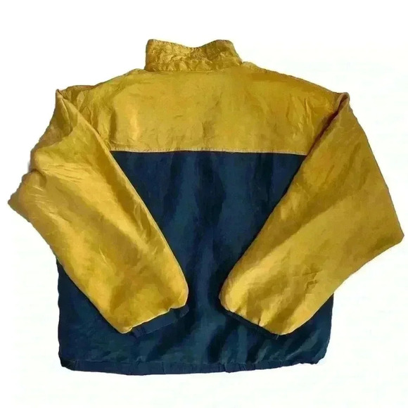 Vintage 80s 90s Zone Five 100% Silk Retro Jacket Women’s Full Zip Windbreaker L - Picture 2 of 11